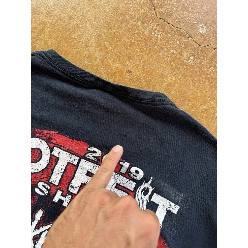 2019 Slipknot Knotfest Roadshow Volbeat Promo Heavy Metal Band T-Shirt L Black